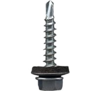 Кровельные саморезы BOWT белый цинк, 4.8x32 мм, 10 шт. R02716