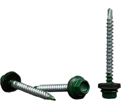 Кровельные саморезы BOWT ral 6005, 4.8x51 мм, 50 шт. R02766