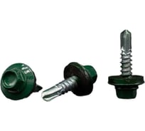 Кровельные саморезы BOWT ral 6005, 5.5x25 мм, 10 шт. R02740