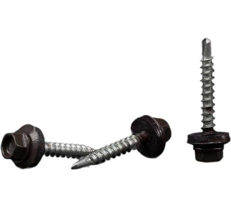 Кровельные саморезы BOWT ral 8017, 4.8x35 мм, 50 шт. R02790