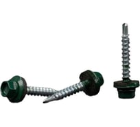 Кровельные саморезы BOWT ral 6005, 4.8x32 мм, 300 шт. R02754