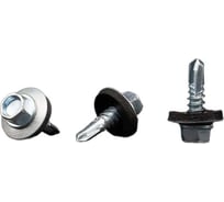 Кровельные саморезы BOWT белый цинк, 5.5x19 мм, 50 шт. R02702