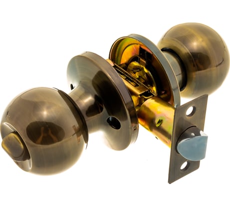 Ручка-защелка Фабрика замков  6072 AB BK СТ-00000134