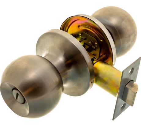 Ручка-защелка Фабрика замков 6072 SN BK СТ-00000140