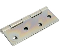 Дверная универсальная петля STAYER "MASTER" цвет белый цинк, 100мм 37611-100-1