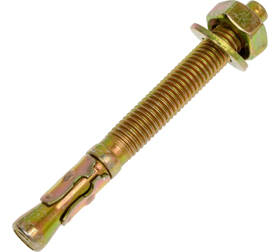 Клиновой анкер Зубр М10 x 95 мм, 40 шт, желтопассивированный 302032-10-095