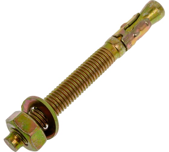 Клиновой анкер Зубр М10 x 95 мм, 40 шт, желтопассивированный 302032-10-095
