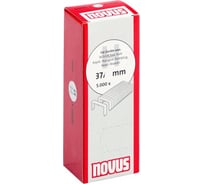 Скобы для степлера (0.75х10.6х12 мм; 37/12 S; 5000 шт.) Novus 042-0604