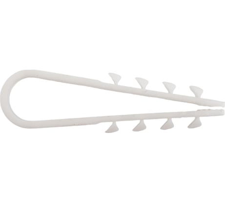 Дюбель-хомут Navigator 71 848 NCU-5-10-45-50/WH для круглого кабеля бел. уп.50 шт. 71848