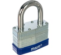 Навесной стальной наборный замок МСМ TE1-65 000012526