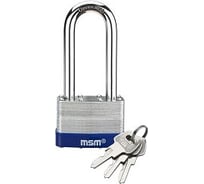 Навесной наборный стальной замок МСМ TE1-L50 000012530