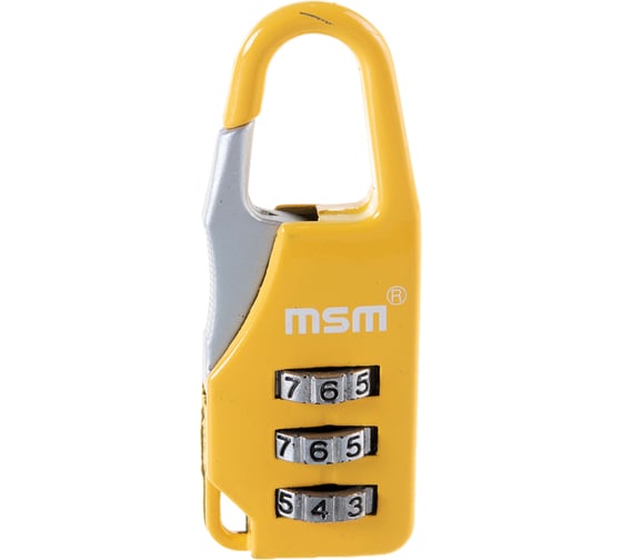 Навесной замок МСМ FH5 yellow 000012509