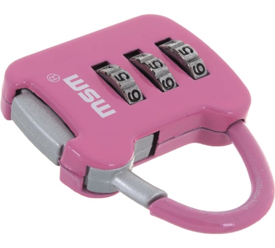 Навесной замок МСМ FH2 pink 000012506