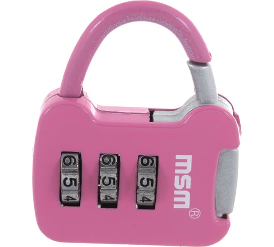 Навесной замок МСМ FH2 pink 000012506