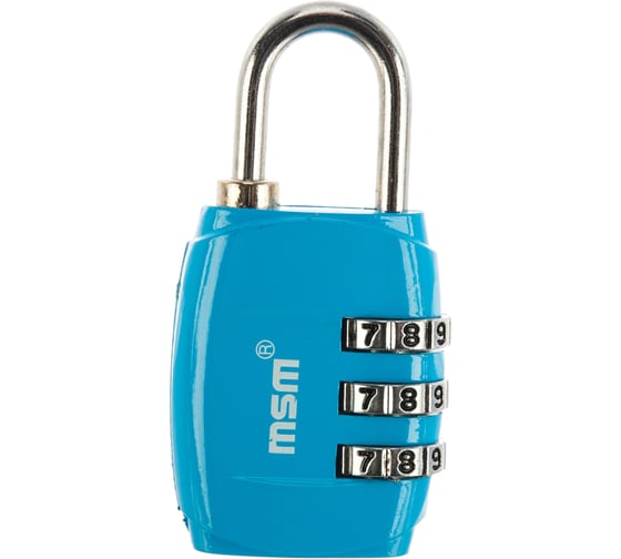 Навесной замок МСМ TH3 blue 000012498