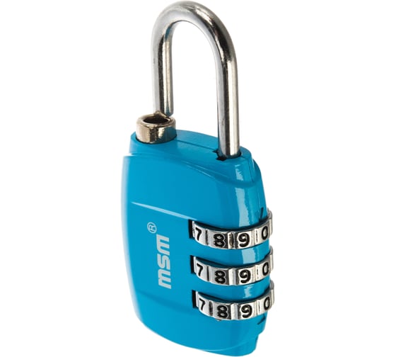 Навесной замок МСМ TH3 blue 000012498