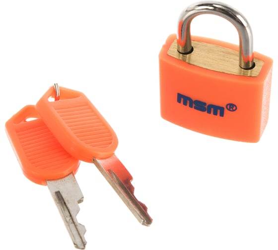 Навесной замок МСМ THK1 orange 000012511