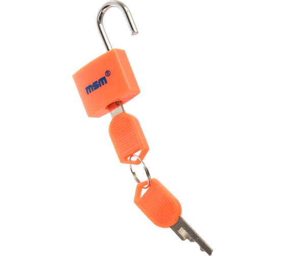 Навесной замок МСМ THK1 orange 000012511