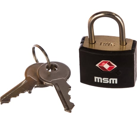 Навесной замок МСМ TSAK1 black 000012514