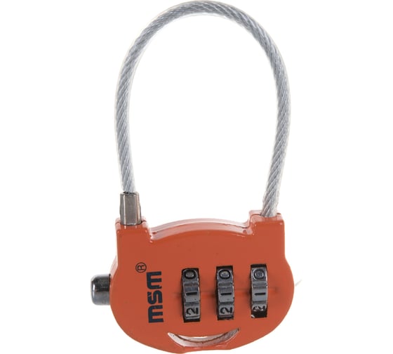 Навесной замок МСМ VH3 orange 000012505