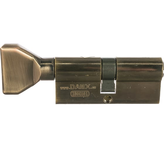 Цилиндровый механизм перфо.ключ-вертушка DAMX CW70 mm AB Бронза 000001148 1