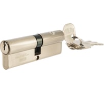 Цилиндровый механизм простой ключ-ключ DAMX N90 mm SN матовый никель 000002699 ДАМ028