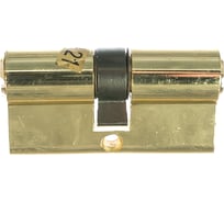 Цилиндровый механизм с перфо. ключ-ключ DAMX C60 mm PB полированная латунь 000001161