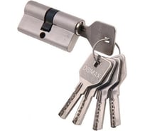 Цилиндровый механизм с перфо. ключ-ключ DAMX C60 mm SN матовый никель 000001163