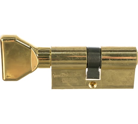 Цилиндровый механизм простой ключ-вертушка DAMX NW60 mm PB полированная латунь 00000001762 ДАМ010