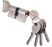 Цилиндровый механизм простой ключ-вертушка DAMX NW80 mm SN матовый никель 00000001772 ДАМ023