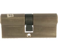 Цилиндровый механизм простой ключ-ключ DAMX N70 mm SN матовый никель 00000001816 ДАМ018