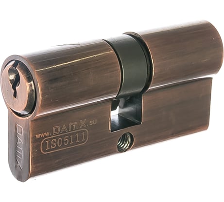 Цилиндровый механизм простой ключ-ключ DAMX N60 mm AC медь 000001736
