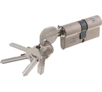 Цилиндровый механизм простой ключ-ключ DAMX N60 mm SN матовый никель 00000001811 ДАМ017
