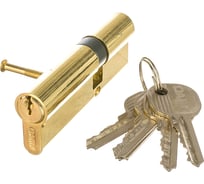 Цилиндровый механизм простой ключ-ключ DAMX N55/35 mm PB полированная латунь 000002708