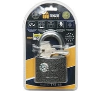 Навесной замок МСМ TS1/60, блистер 000001903