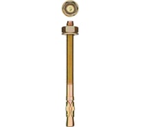 Клиновой анкер Зубр М16 х 180 мм, 10 шт, желтопассивированный 302032-16-180