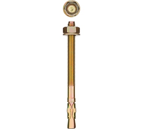 Клиновой анкер Зубр М8x105 мм, 40 шт, желтопассивированный 302032-08-105