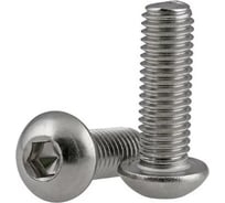 Винт Мир крепежа ISO 7380, М12x30, 10.9, цинк, 10 шт. ЦБ-00092836