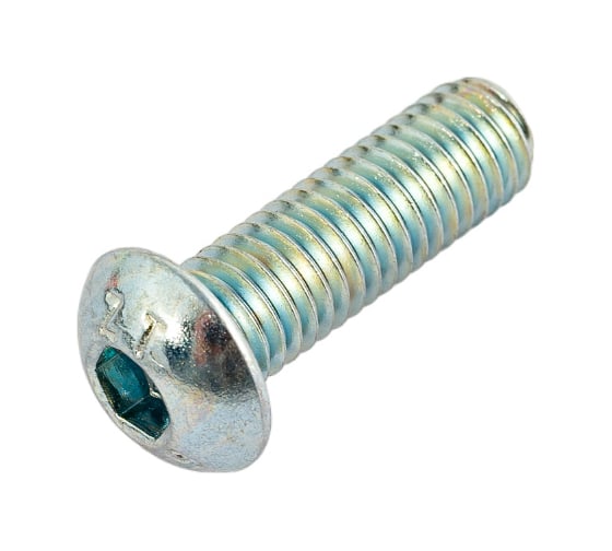 Винт Мир крепежа ISO 7380, М8x25, 10.9, цинк, 10 шт. ЦБ-00092871 1