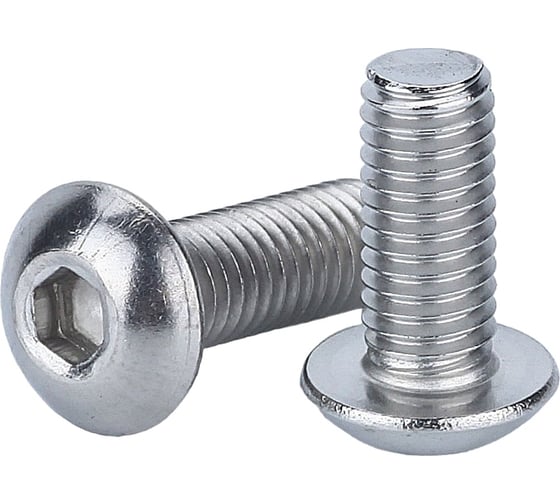 Винт Мир крепежа ISO 7380, М4x8, А2, 10 шт. ЦБ-00093034
