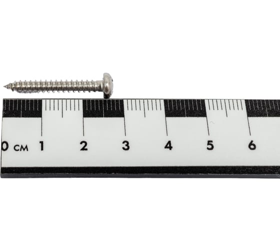Саморез Мир крепежа DIN 7981, 3.5x25 мм, А2, 10 шт. ЦБ-00093131