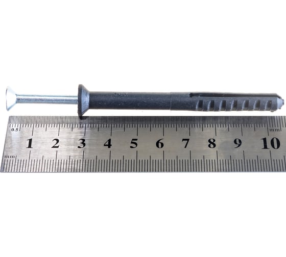Дюбель-гвоздь Саморезик OMAX 8х80, потайной борт 50 шт. DGOMAX-8х80-50
