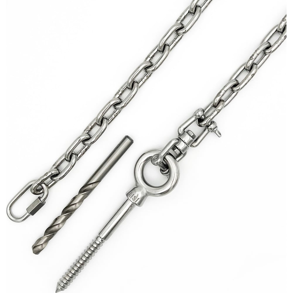 Комплект для крепления груза на цепь KREPFIELD до 130 кг в дерево с ...