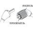 Тросовый замок Palladium PL 427-80/10-CODE 11234 5