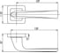 Раздельная ручка PUNTO K.QR52.SATURN (SATURN QR) BL-24 черный 47571 2