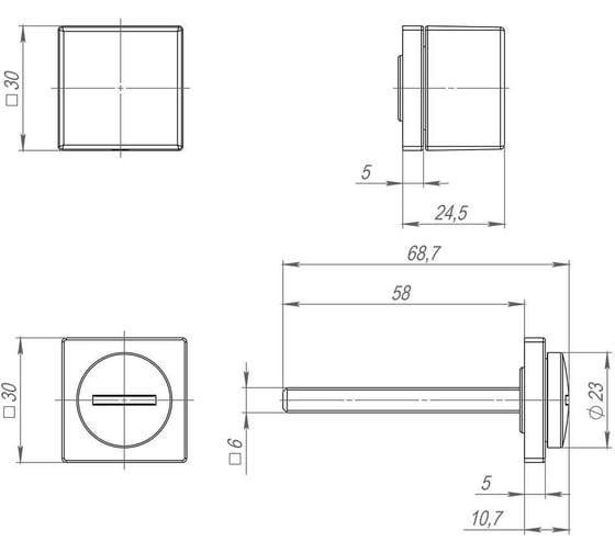 Поворотная ручка ARMADILLO BK6.K.ART30 MWSC-33 итальянский тисненый 46761