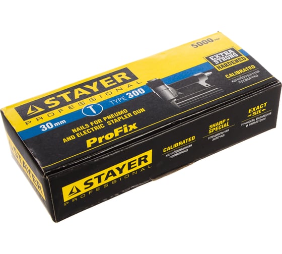 Гвозди особотвердые тип 300 PROFESSIONAL (5000 шт; 30 мм) STAYER 31530-30
