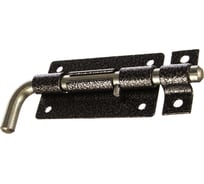 Задвижка СЕКРЕТ ЗД 10 серебро круглый гнутый ригель 09494