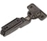 Петля GTV SOLID PRO полунакладная, самозакрывающаяся, регулировка в 3 плоскостях, с ответной планкой H-0 CLIPON, черная, без еврошурупа ZM-DCHCB08-3DBEO-20 2