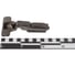 Петля GTV SOLID PRO полунакладная, самозакрывающаяся, регулировка в 3 плоскостях, с ответной планкой H-0 CLIPON, черная, без еврошурупа ZM-DCHCB08-3DBEO-20 3